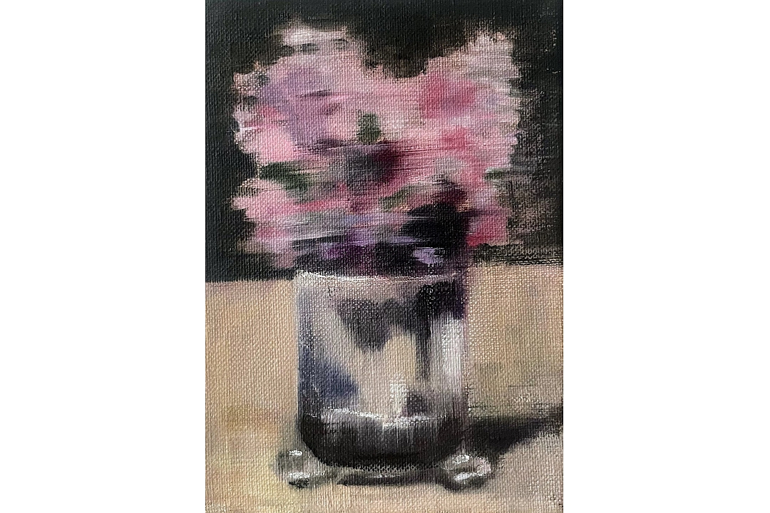 "Still Life (series Sans Gene)" oil paint on linen 13x18cm 2024