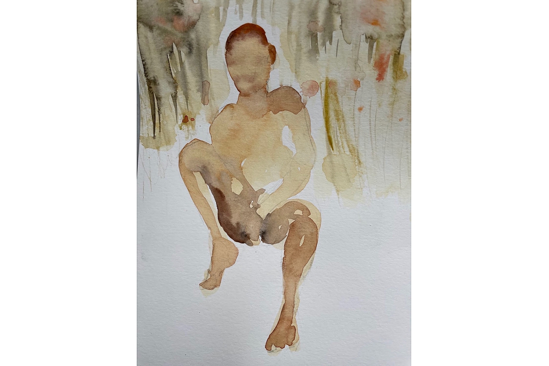 "At The River" watercolor 13x18cm 2024