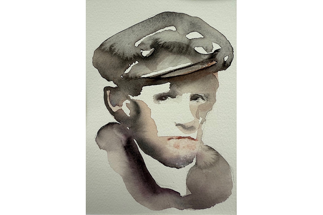 "Villager" watercolor 13x18cm 2024