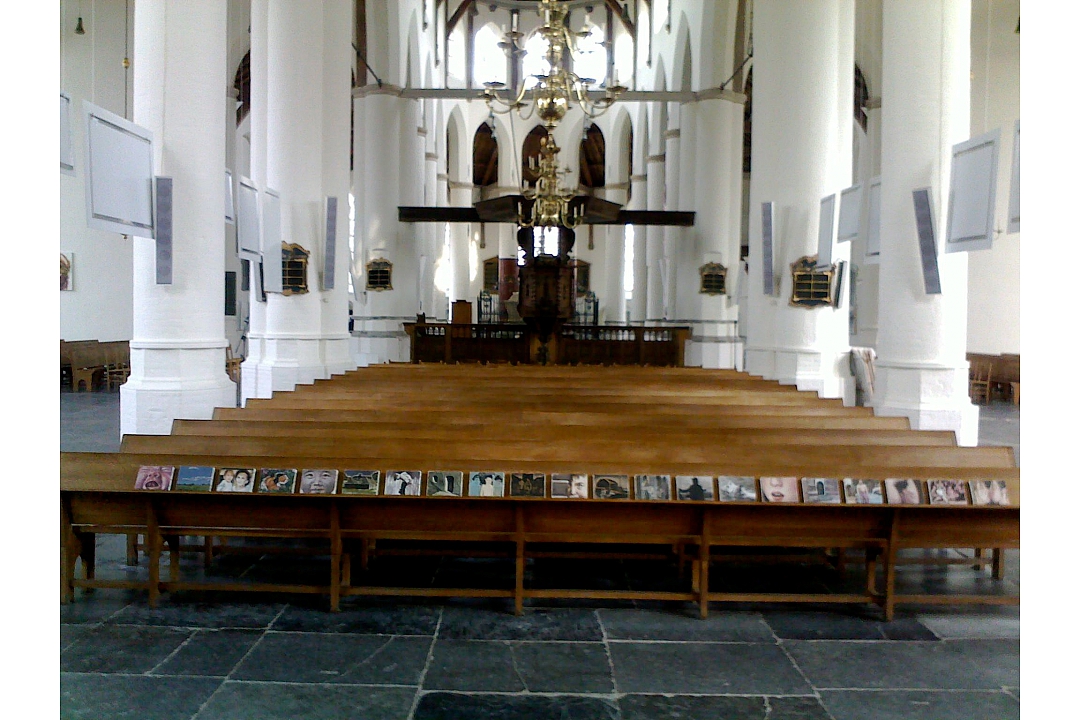 Installatie St Barbara kerk Culemborg "Sporen Lekart" 2010