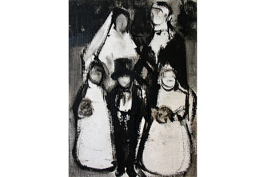 Oilpaint on canvas 13 x 18 cm 2005  " Happy Days"